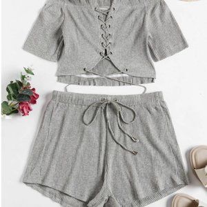 Cute Grey Lounge Set